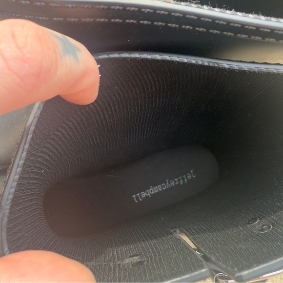 !price drop! JEFFREY CAMPBELL “CONTROL MOTOR BOOTS” Black Buckle Ankle Boots - Picture 4 of 8